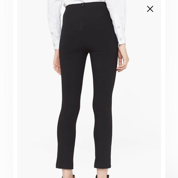 rag & bone Pants - Rag & Bone Charcoal Ribbed Knit